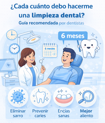 Limpieza dental cada cuanto